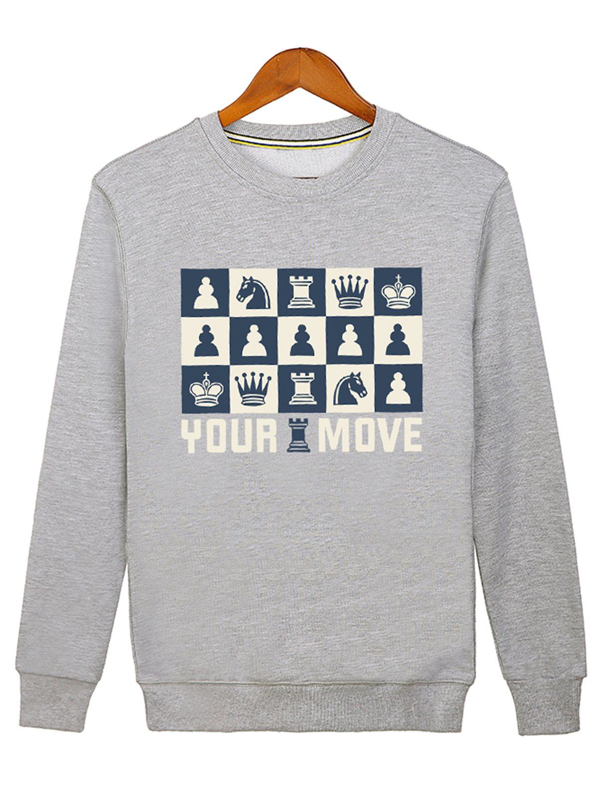 

Crown Horse Printed Graphic Sweatshirt, Gray