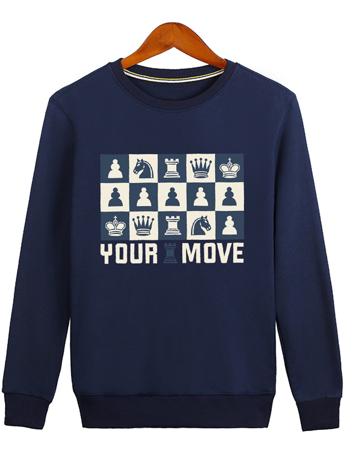 

Crown Horse Printed Graphic Sweatshirt, Blue