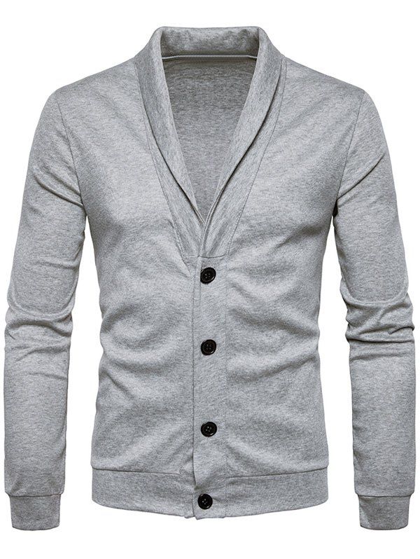 

Single Breasted Cardigan, Light gray