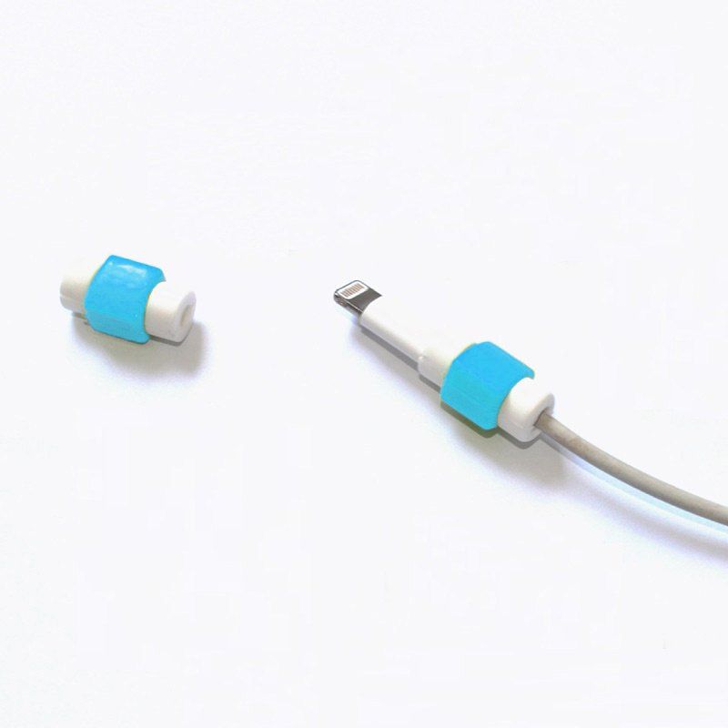 

USB Date Charging Cables Protector, Blue