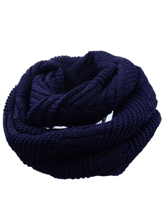 Écharpe Épais Tricoté en Crochet Doux - Cadetblue 