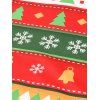 Sweat à Capuche Pull-over de Noël Flocon de Neige Imprimé Géométrique - multicolore 3XL