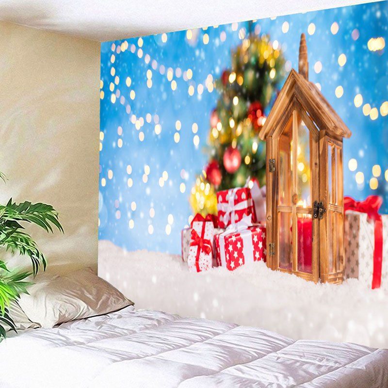 

Bedroom Decor Christmas Gift Printed Wall Tapestry, Sky blue