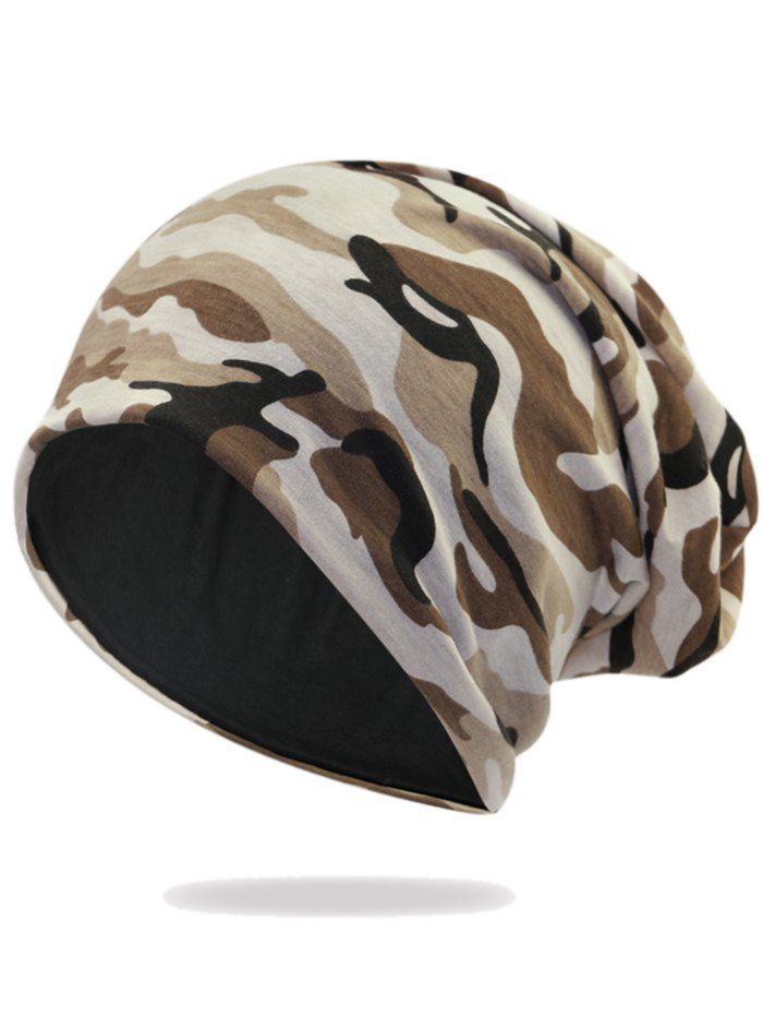 

Camouflage Pattern Decorated Baggy Beanie Hat, Pattern a