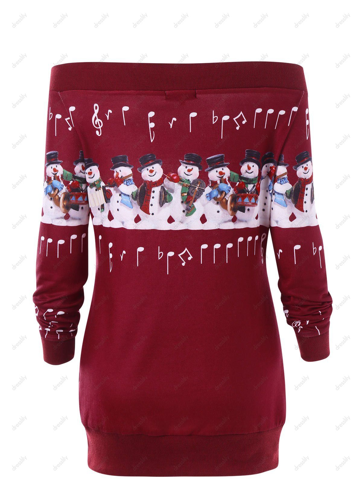 plus size snowman sweater