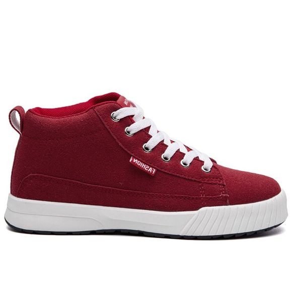 Chaussures de skate à lacets - Rouge 40