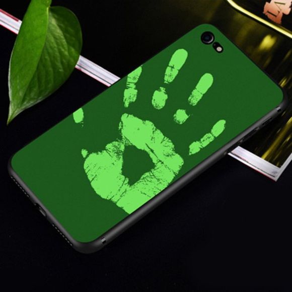 Etui de Téléphone Doux Sensible à Chaleur pour Iphone - Vert FOR IPHONE 6 / 6S