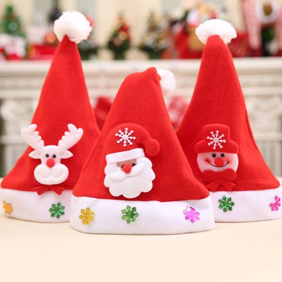 Bonnets d'Ornements Différents de Noël pour Enfants - Motif et couleur alé 