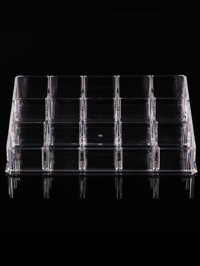 

15 Squares Desktop Lipstick Makeup Storage box, Transparent