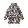 Manteau zippé à imprimé camouflage - ACU Camouflage L