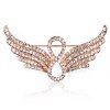 Ailes d'ange strass Broche infinie - d'or 