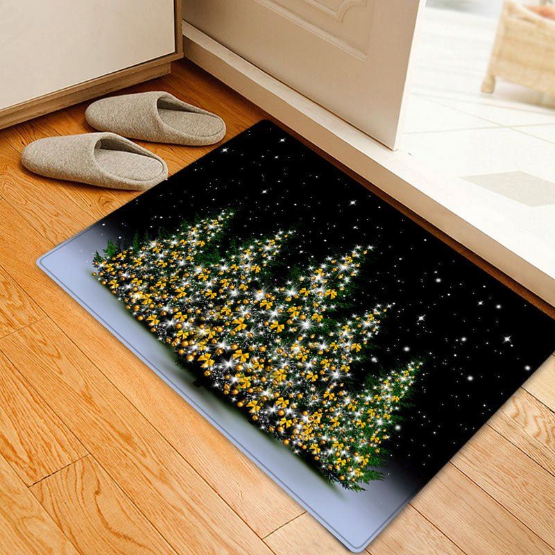 

Christmas Trees Night Pattern Indoor Outdoor Area Rug, Colormix