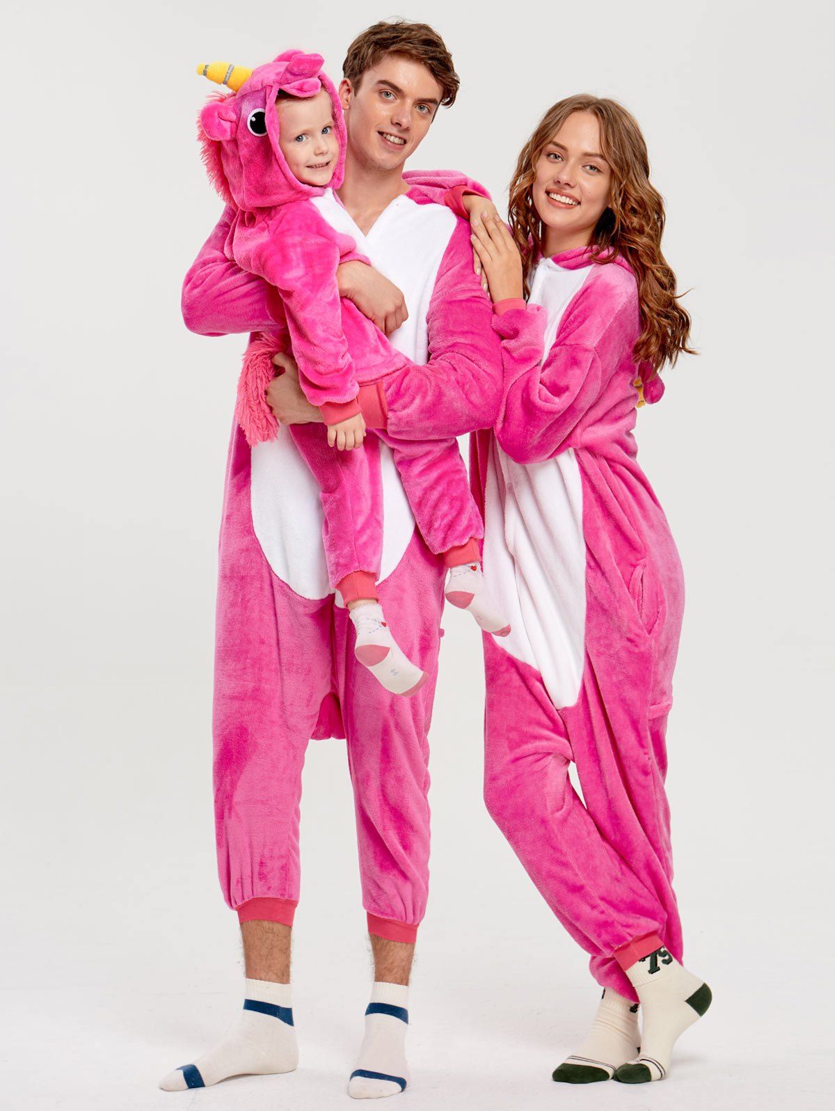 

Cute Unicorn Matching Family Christmas Onesie Pajamas, Tutti frutti