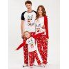 Pyjama Imprimé Renne de Noël pour La Famille - Rouge MOM M