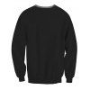 Sweatshirt Imprimé Corps du Père Noël 3D - Noir XL