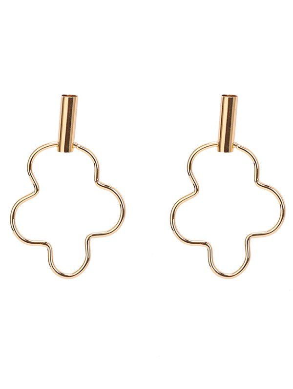 

Metal Cross Earrings, Golden