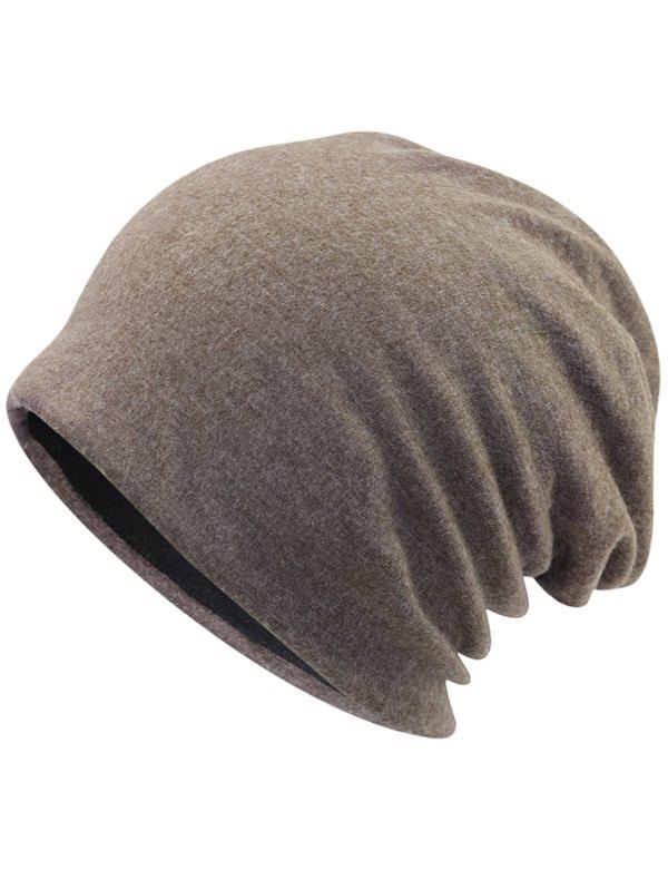 

Outdoor Two Layers Thicken Lightweight Beanie, Light coffee