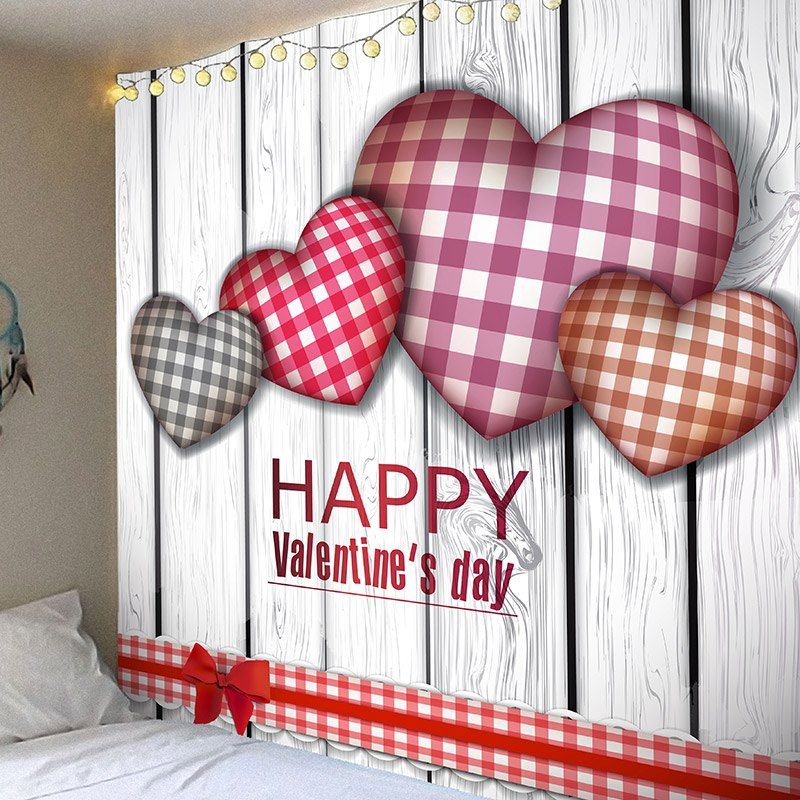 

Valentine's Day Tartan Plaid Heart Wall Hanging, Colorful