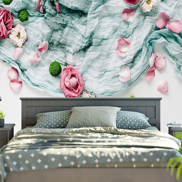 

Petal and Bed Sheet Wall Hanging, Colormix