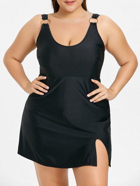 Combien De Temps Pour Regarder One Piece [17% OFF] 2019 Maillot De Bain Jupe Une-Pièce Grande-Taille En Noir