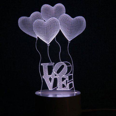 De St Forme Confession Amoureuse Motif Nuit En Valentin Lampe Pour La Cadeau Ballons Cœur YIm6bf7gyv