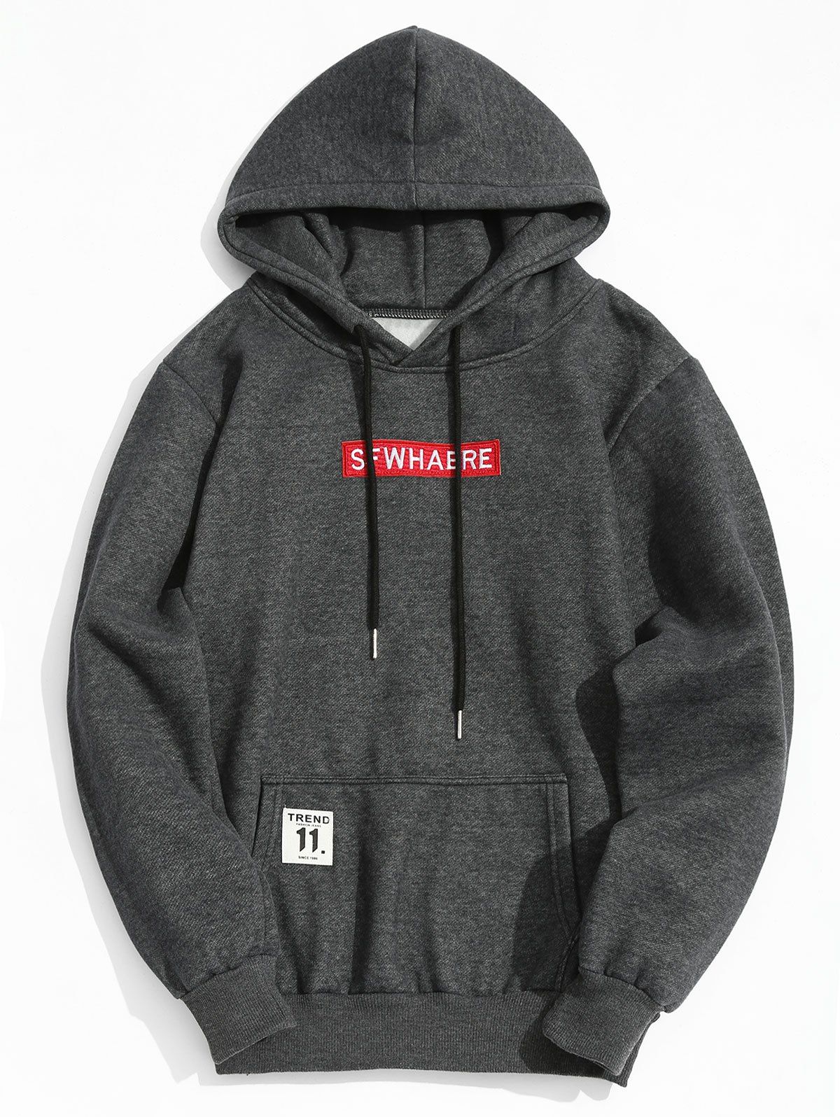 

Sfwhaere Graphic Terry Hoodie, Deep gray