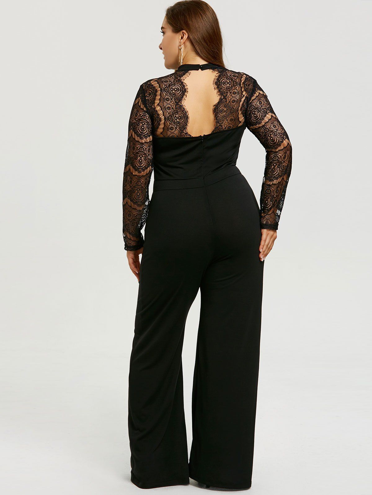 plus size black jumpsuit