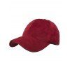 Chapeau de Snapback avec Motif Rhombe Réglable - Rouge 