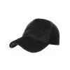 Chapeau de Snapback avec Motif Rhombe Réglable - Noir 