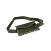 Vintage mini sac à rivets décoration en cuir artificiel Skinny Belt - Vert 