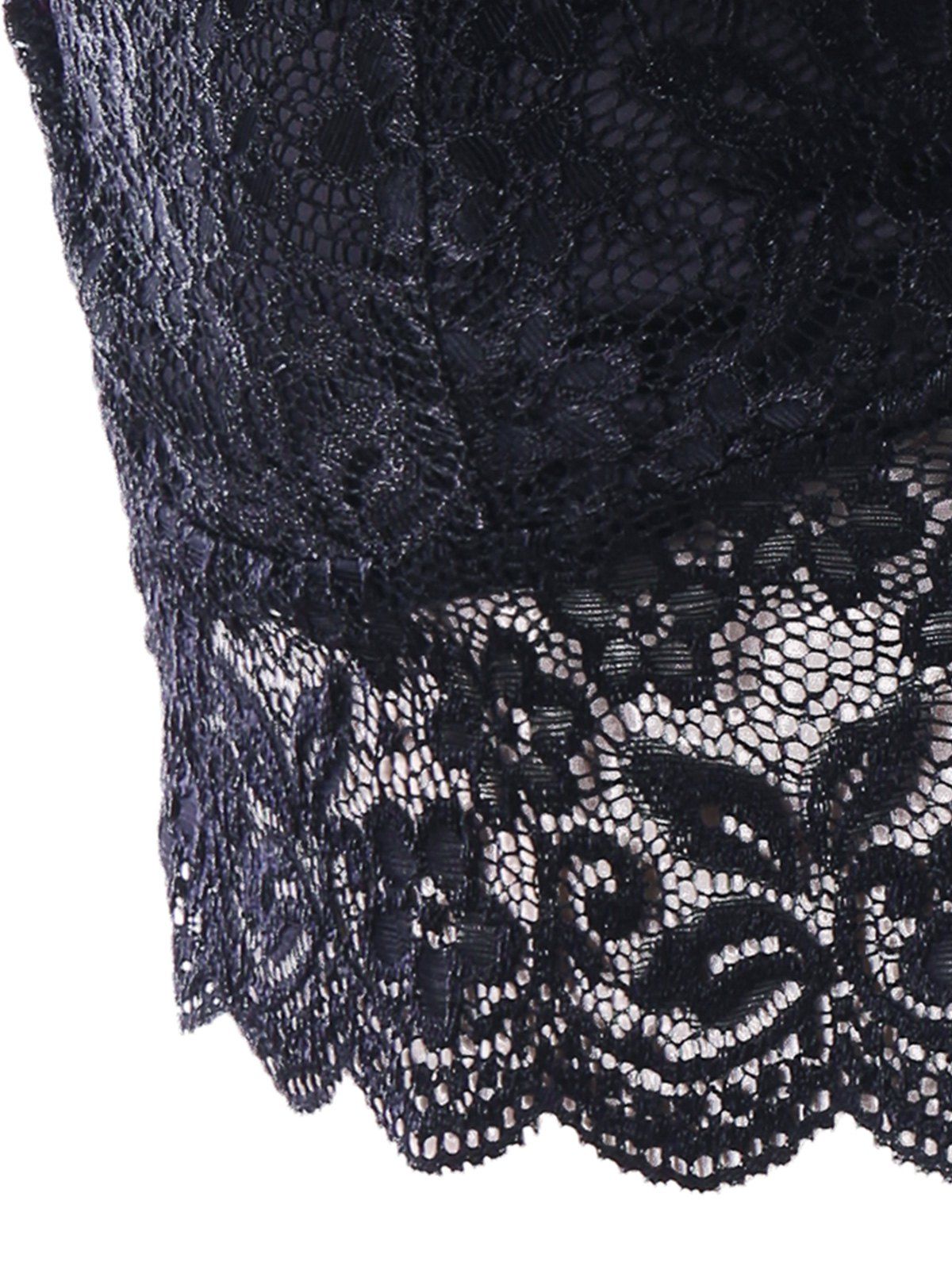 Plus black scallop edge lace bra home depot bible