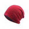 Bonnet léger tricoté au crochet en plein air - Rouge 