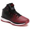 Chaussures de sport à blocage de couleur - Noir et Rouge 45