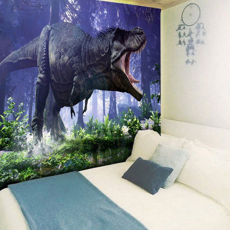 2018 Tyrannosaurus Rex Printed Wall Tapestry PURPLE W INCH L INCH In ...