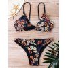 Ensemble de bikini motif papillon - multicolore 2XL