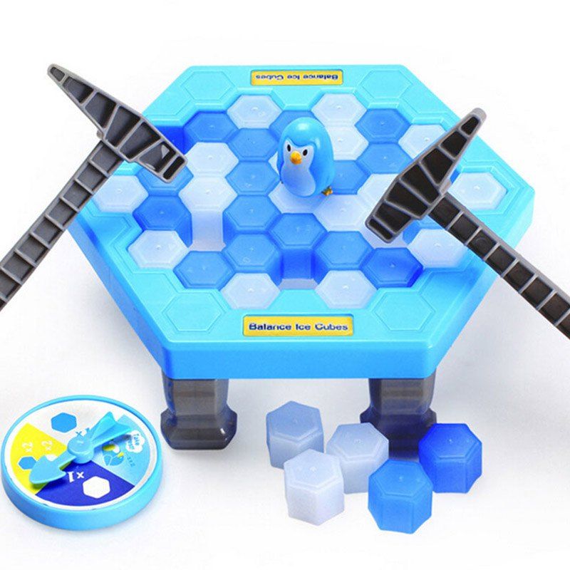 

Novelty Educational Puzzle Toy Saving Penguin Desktop Game, Blue