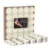 50pcs Smokeless Scented Candles for Valentines Love Confession - WHITE 