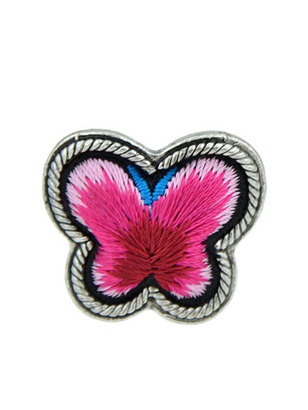 

Butterfly Shape Paillette Ring, Red