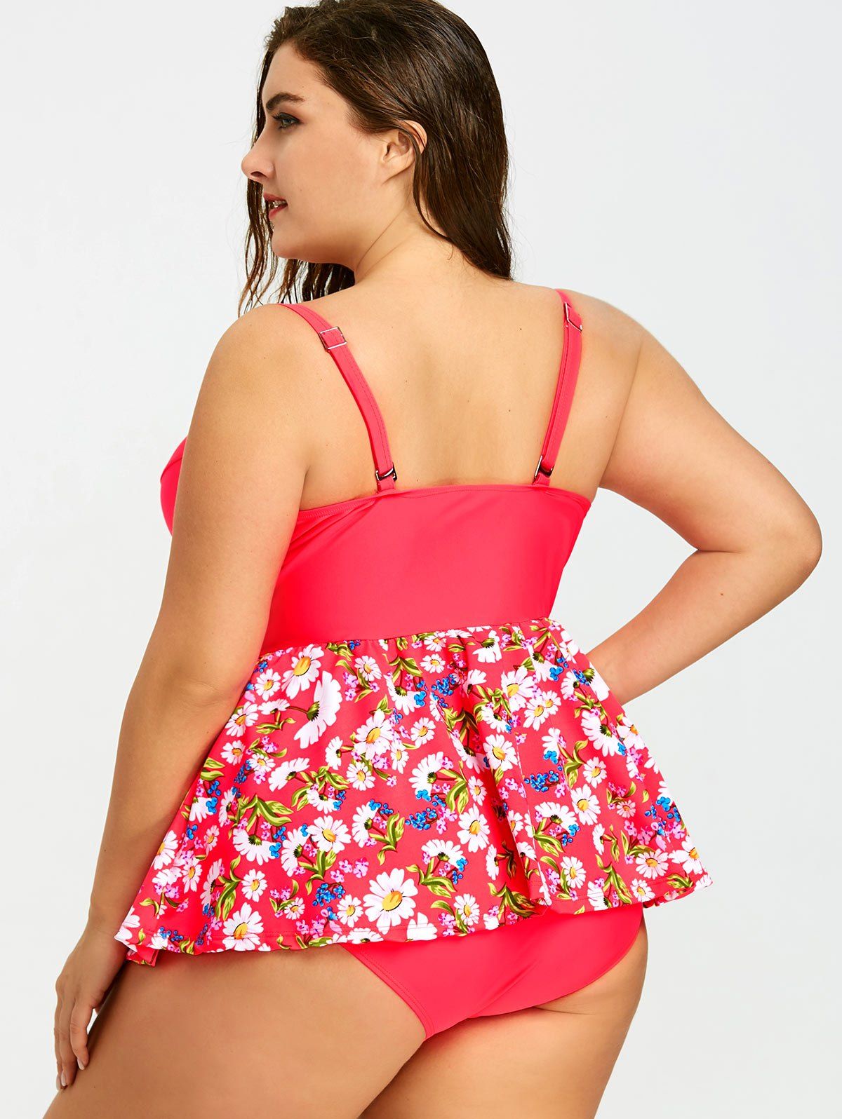 Plus size bra adjustable push up side gathering lace shaping C D E cup underwear women bralette 