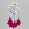Lumière de Noël Rainbow Feather Style indien Dreamcatcher - coloré 