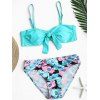 Maillot de bain bikini à imprimé floral Bandeau - Lac Vert XL