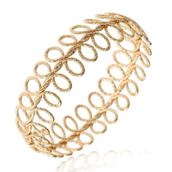 Bracelet Infini Design Evidé en Métal - d'or 