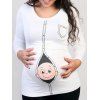 Haut Maternité Imprimé Bébé à Manches Longues - Blanc XL