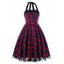 Robe Trapèze Style Rétro - multicolor M