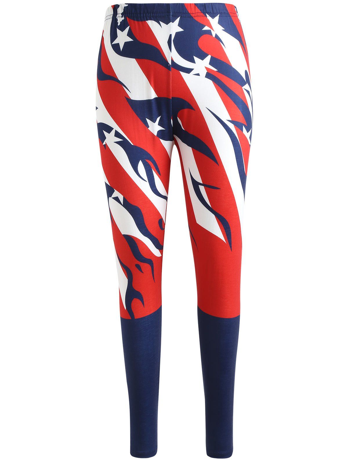 American Flag Elastic Waist Pants 