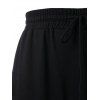 Pantalon Décontracté à Imprimé - Noir XL