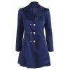 Manteau évasé à Double Boutonnage - Cadetblue XL