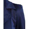 Manteau évasé à Double Boutonnage - Cadetblue XL