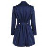 Manteau évasé à Double Boutonnage - Cadetblue M