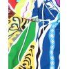 Sweat-Shirt à Capuche avec Cordon de Serrage à Imprimé Figures Variées - multicolor L